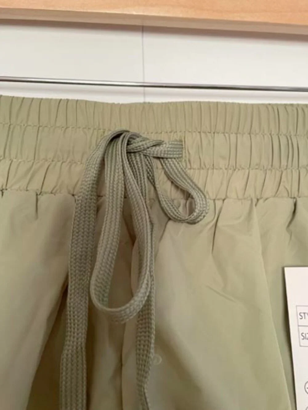 Women’s Olive 2-Piece Windbreaker Set | Hooded Zip Jacket & Dolphin Shorts